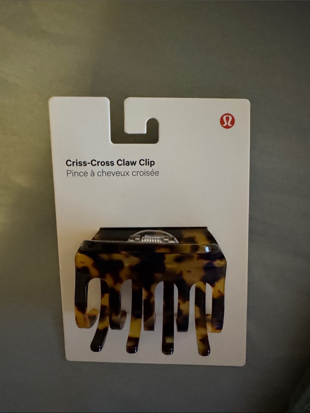 lululemon athletica Tortoiseshell Criss-Cross Claw Clip